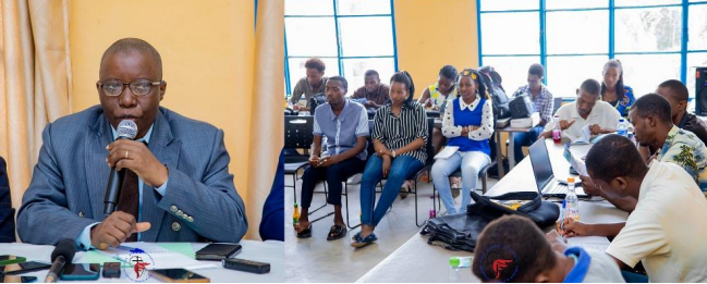 Conférence de presse annonçant les activités de la semaine Jubilaire à
                    l’Université Espoir d’Afrique